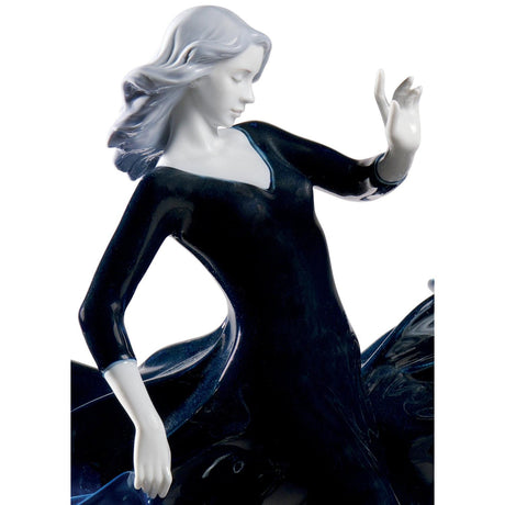 Lladró Scultura Arriva la Notte Serie Numerate 40x57cm Porcellana