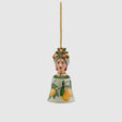 EDG Campana Addobbo Decorazione Natalizia Ceramica 13cm Natale