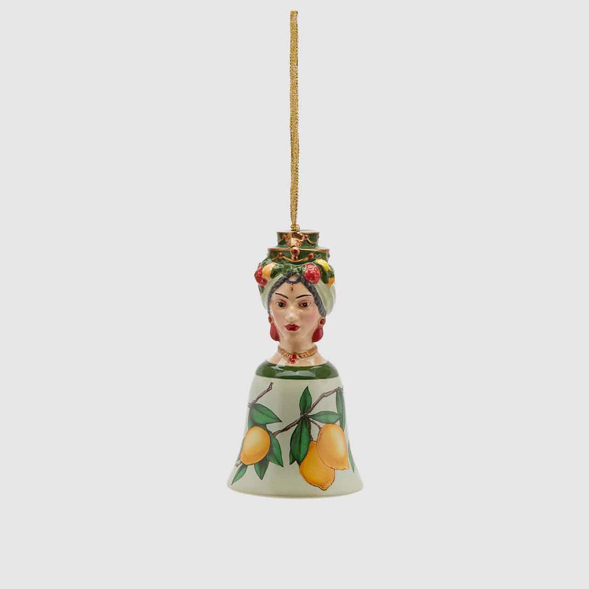 EDG Campana Addobbo Decorazione Natalizia Ceramica 13cm Natale