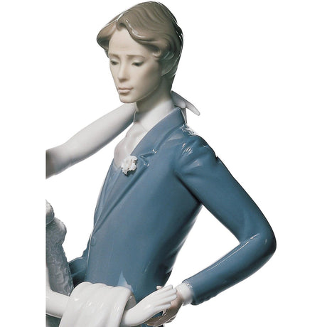 Lladró Figurina Coppia Ballo di Nozze 37x16cm Porcellana