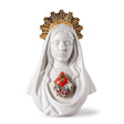 Lladró Scultura Cuore Immacolato di Maria 40x28cm Porcellana