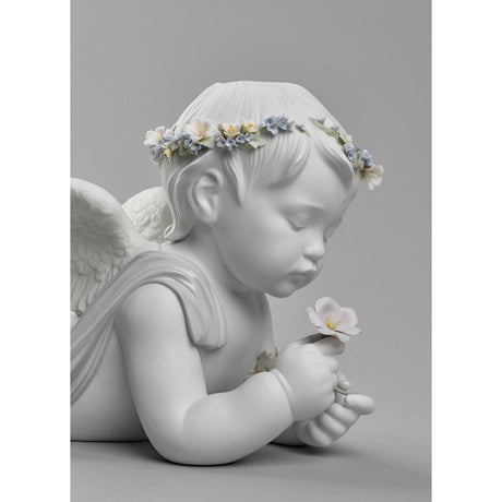 Lladró Figurina Mio Amato Angelo 26x49cm Porcellana