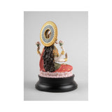 Lladró Scultura Statua Dea Lakshmi 41x27cm Porcellana