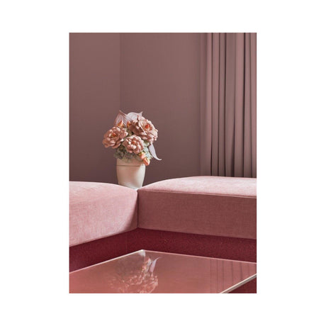 Lladró Vaso con Fiori Rosa 44x33cm Porcellana