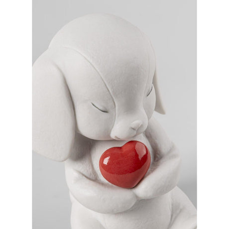 Lladró Figurina Buddy Cucciolo Affettuoso 13x8cm Porcellana