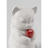 Lladró Figurina Whiskers Gattino Giocherellone 12x7cm Porcellana