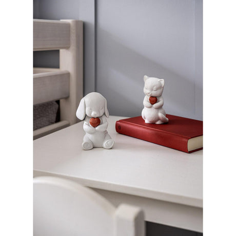 Lladró Figurina Whiskers Gattino Giocherellone 12x7cm Porcellana