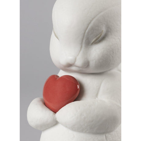 Lladró Figurina Puffy Coniglio Generoso 11x7cm Porcellana