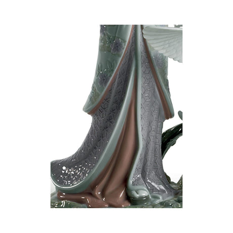 Lladró Figurina Donna Ritratto Giapponese 39x25cm Porcellana