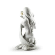 Lladró Figurina Donna Candida Luce Della Luna Bianco Edizione Limitata 48x25cm Porcellana