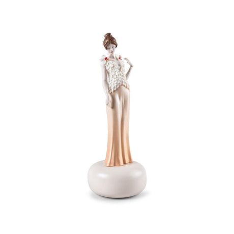 Lladró Scultura Ricamo Raffinato Serie Limitata 38x14cm Porcellana