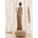 Lladró Scultura Ricamo Raffinato Serie Limitata 38x14cm Porcellana