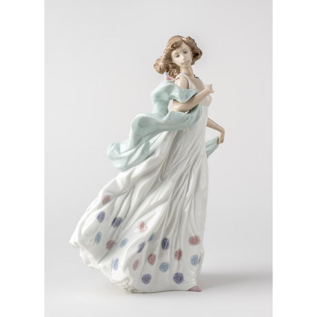 Lladró Figurina Dama 32x21cm Porcellana