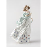 LLADRO' Figurina Dama 32x21cm Porcellana