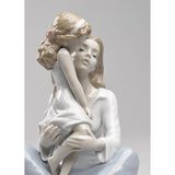 Lladró Figurina Madre la Mia Bambina 27x22cm Porcellana