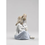 Lladró Figurina Madre la Mia Bambina 27x22cm Porcellana
