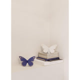 Lladró Figurina Farfalla Azzurro e Oro 9x14cm Porcellana