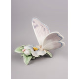 Lladró Figurina Farfalla D'Aprile 8x11cm Porcellana