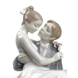 Lladró Figurina Coppia Il Giorno Più Felice 27x17cm Porcellana