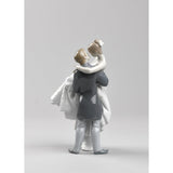 Lladró Figurina Coppia Il Giorno Più Felice 27x17cm Porcellana