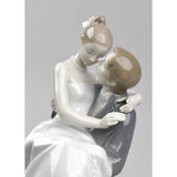 Lladró Figurina Coppia Il Giorno Più Felice 27x17cm Porcellana