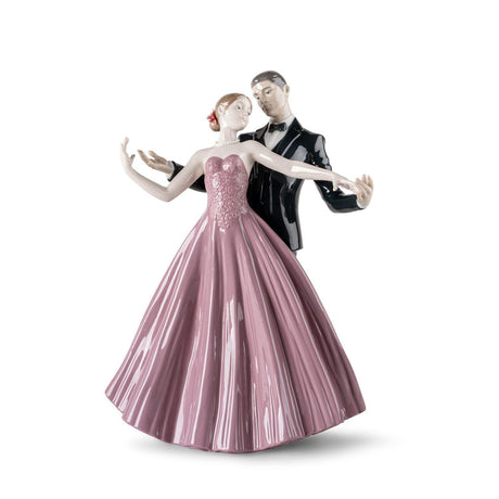 Lladró Scultura Valzer D'Anniversario 38x28cm Porcellana