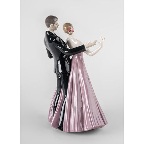 Lladró Scultura Valzer D'Anniversario 38x28cm Porcellana