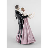 LLADRO' Scultura Valzer D'Anniversario 38x28cm Porcellana