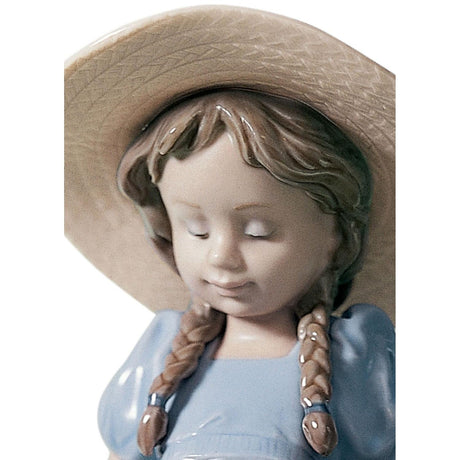 Lladró Figurina la Bimba Del Prato 24x13cm Porcellana