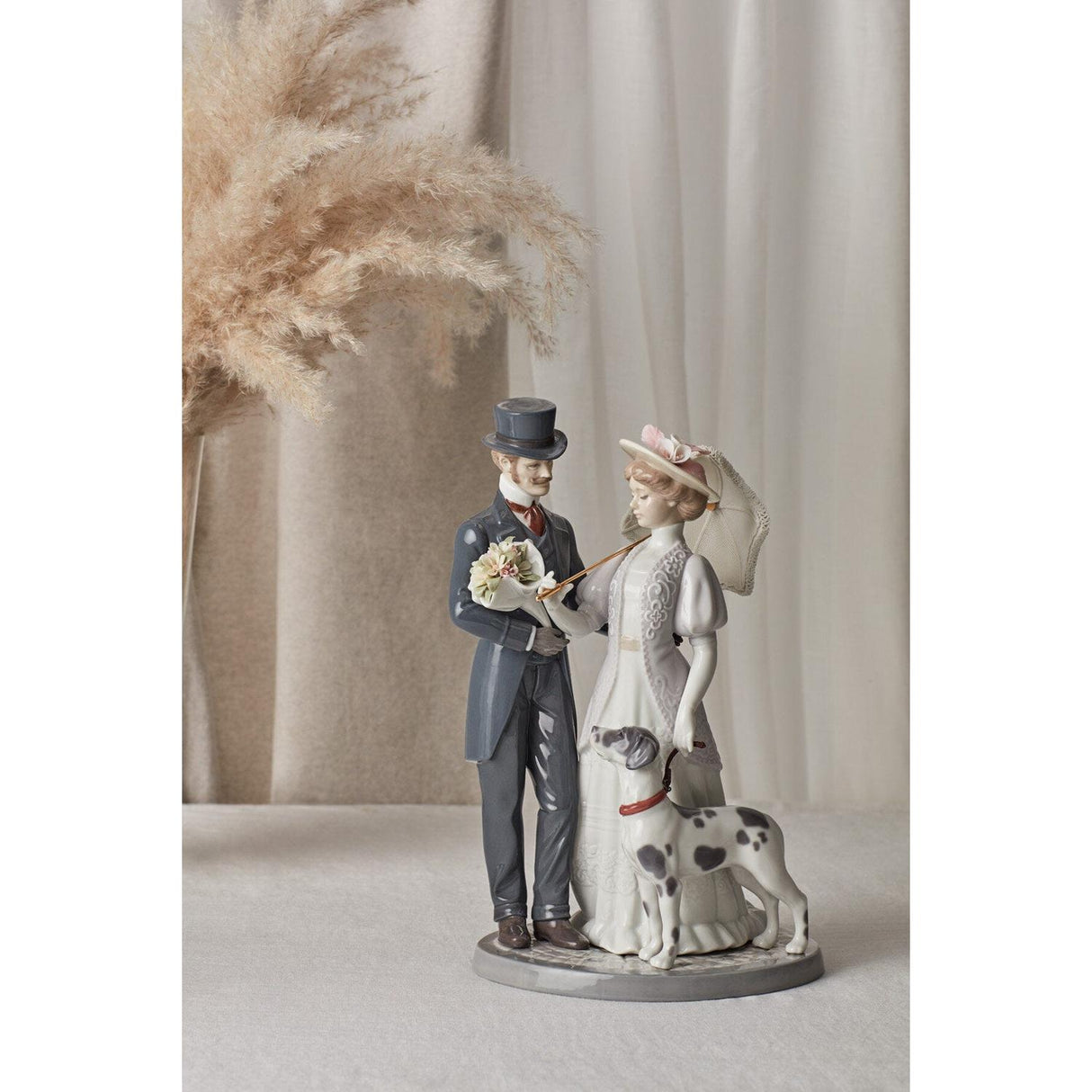 Lladró Passeggiata Romantica 33x22cm Porcellana