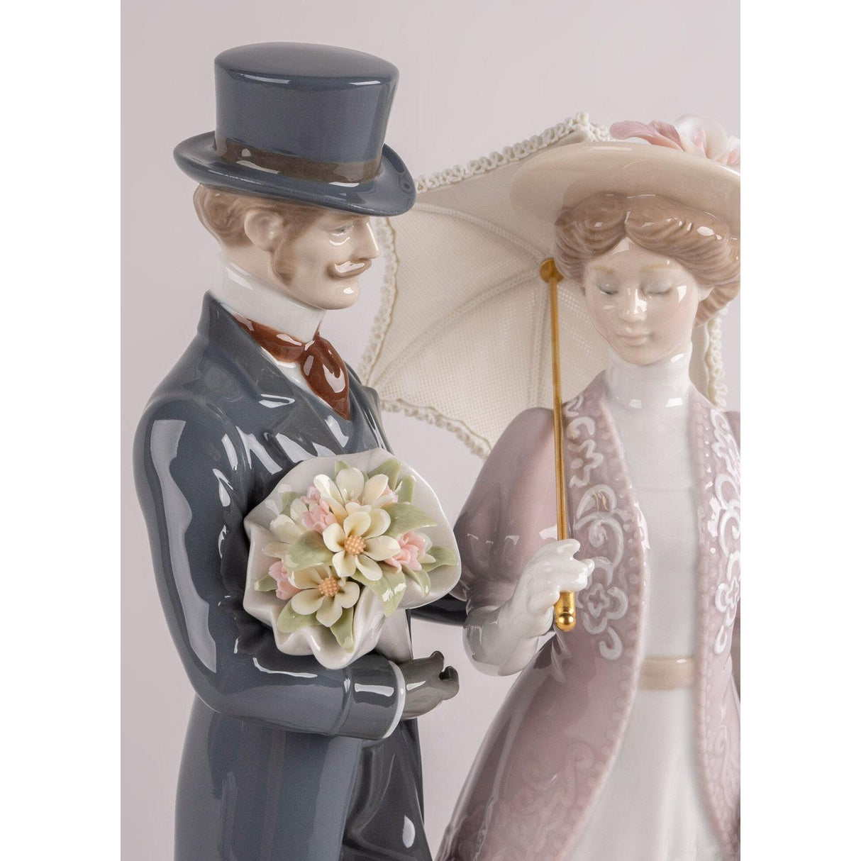 Lladró Passeggiata Romantica 33x22cm Porcellana