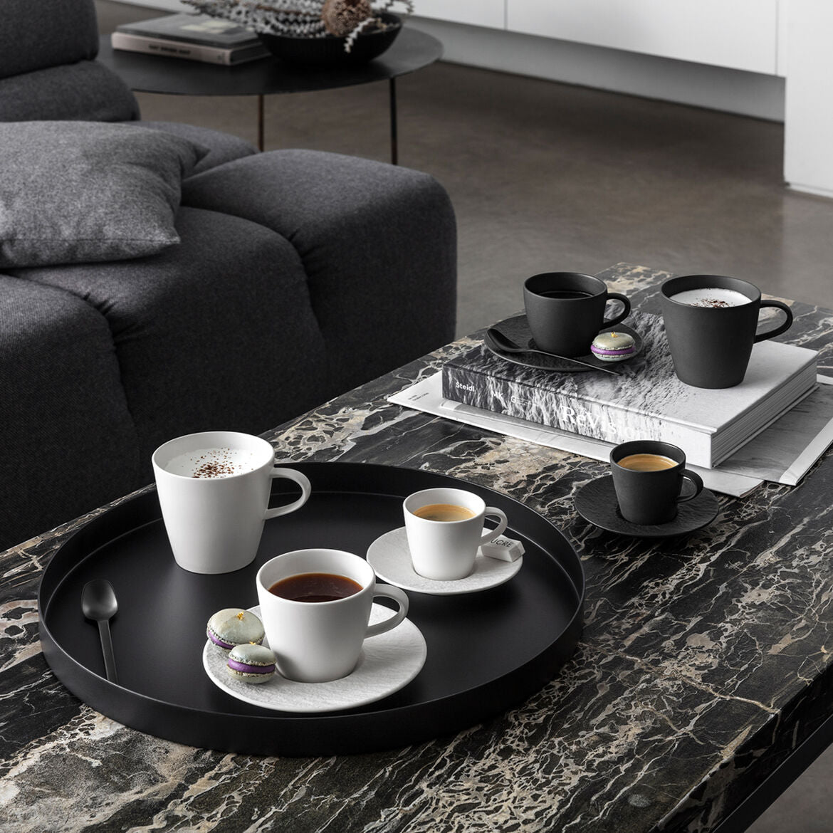 VILLEROY & BOCH Manufacture Rock Tazzina Tazza Espresso Nero 100ml