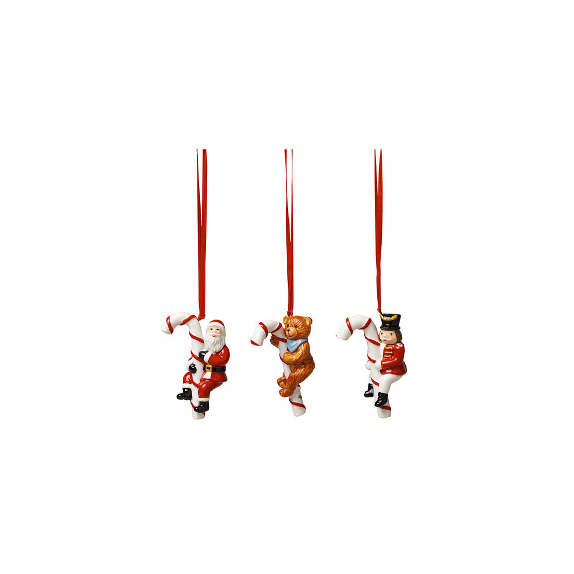 VILLEROY & BOCH Nostalgic Ornaments 3 Pezzi Addobbi Decorazioni di Natale