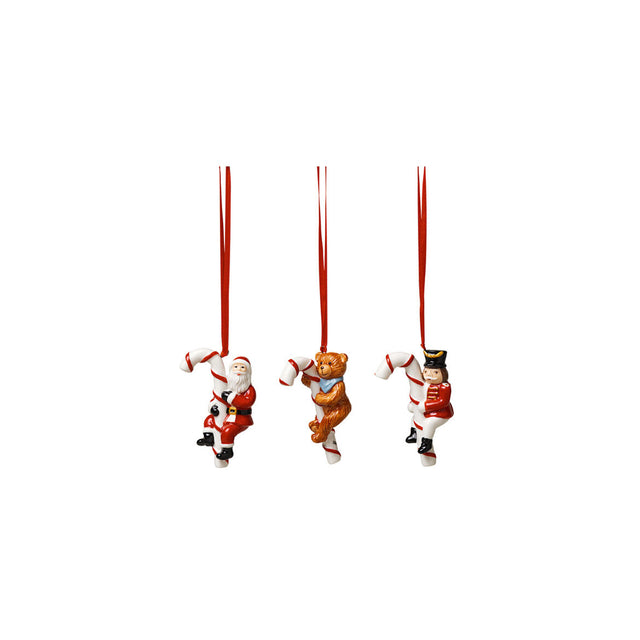 VILLEROY & BOCH Nostalgic Ornaments 3 Pezzi Addobbi Decorazioni di Natale