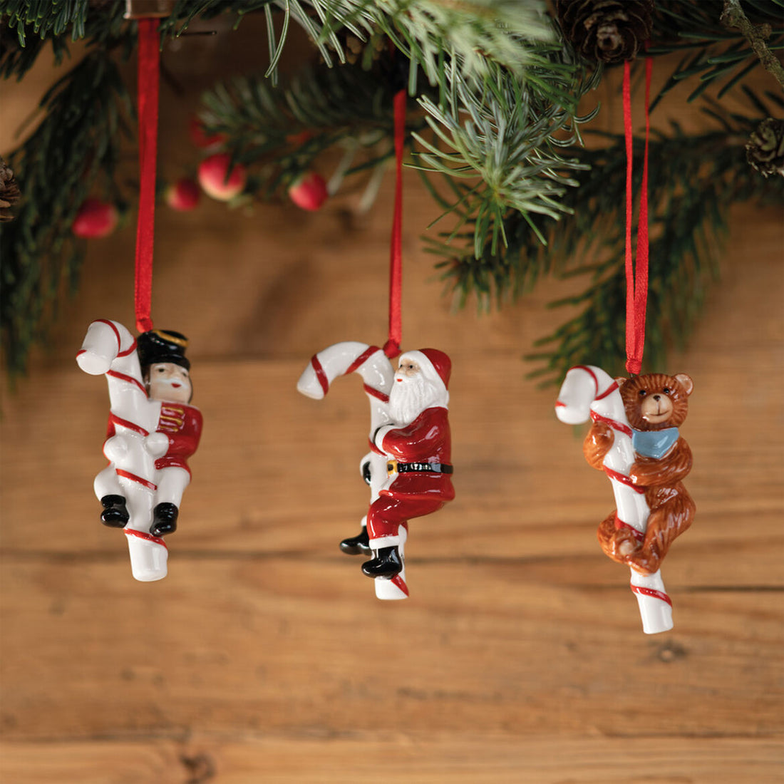 VILLEROY &amp; BOCH Nostalgic Ornaments 3 Pezzi Addobbi Decorazioni di Natale
