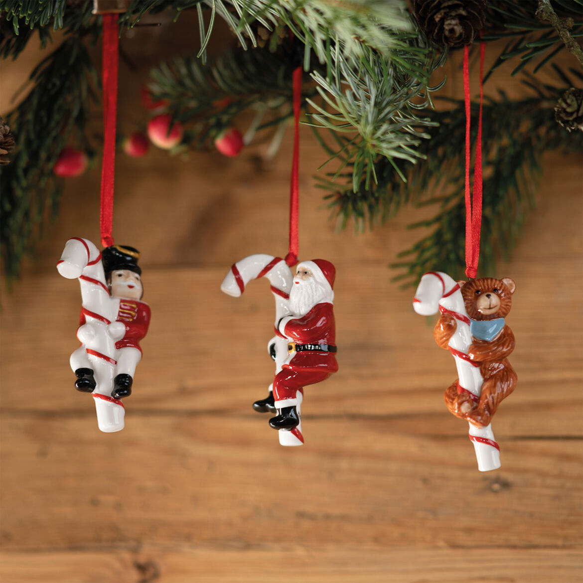 VILLEROY & BOCH Nostalgic Ornaments 3 Pezzi Addobbi Decorazioni di Natale