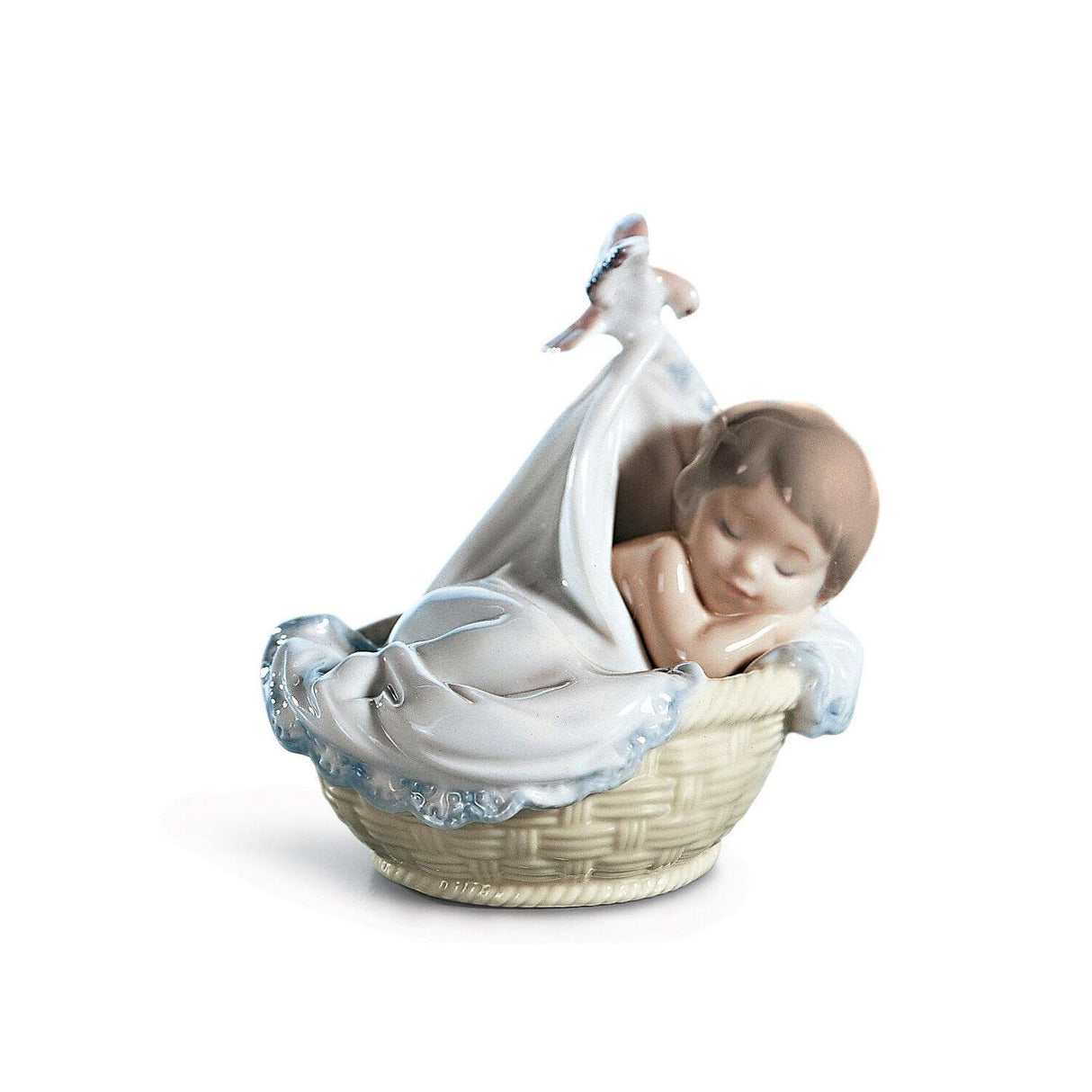 Lladró Figurina Bimbo Teneri Sogni 13x14cm Porcellana