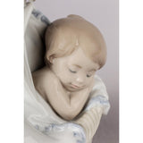 Lladró Figurina Bimbo Teneri Sogni 13x14cm Porcellana