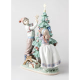 Lladró Figurina L'Albero di Natale 32x28cm Porcellana
