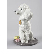 LLADRO' Figurina Barboncino con Mochis 33x22cm Porcellana