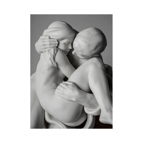 Lladró Scultura di Una Coppia Together 31x32cm Porcellana