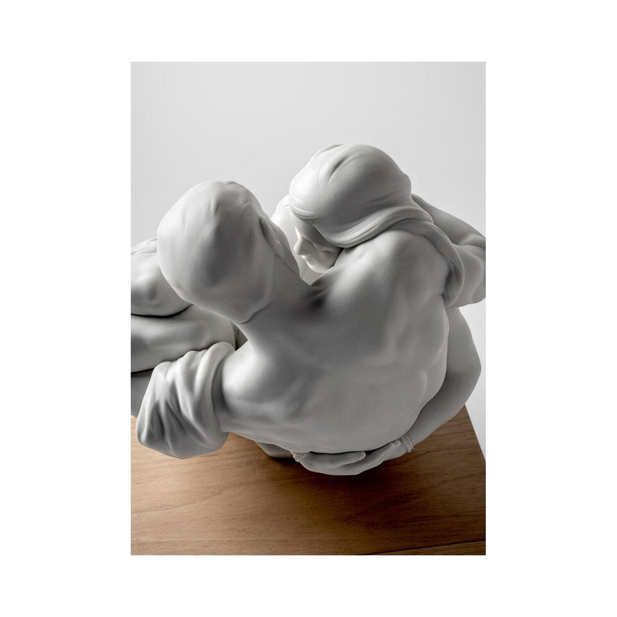Lladró Scultura di Una Coppia Together 31x32cm Porcellana