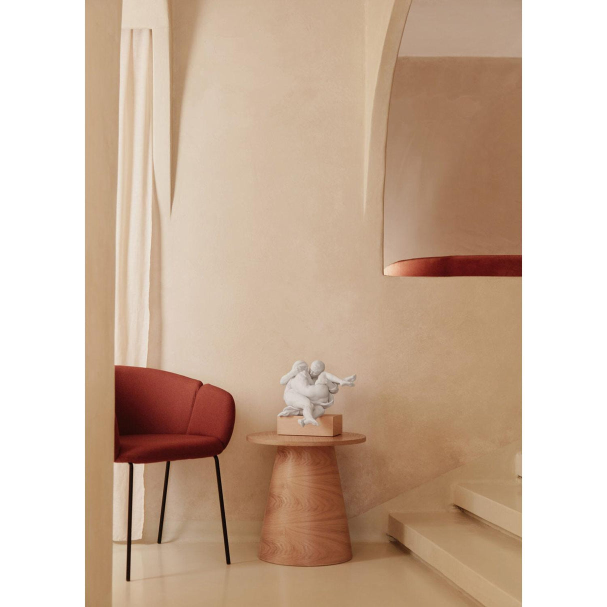 LLADRO' Scultura di Una Coppia Together 31x32cm Porcellana