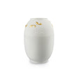 Lladró Vaso Koi Dorato Lucido 25x18cm Porcellana