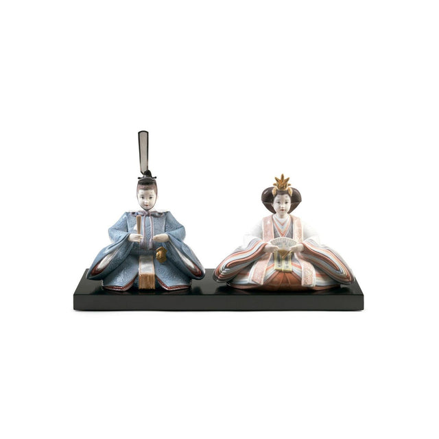 Lladró Figurina Hina Dolls 2012 Edizione Limitata 26x41cm Porcellana
