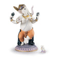 Lladró Figurina Ganesha Danzante Edizione Limitata 27x18cm Porcellana