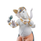 Lladró Figurina Ganesha Danzante Edizione Limitata 27x18cm Porcellana