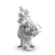 Lladró Coppia Il Giorno Più Felice Figurina Lustro Argento 27x17cm Porcellana