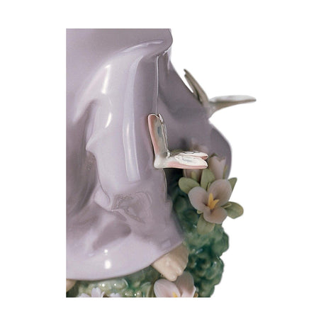 Lladró Figurina Fata Ali di Farfalle 23x15cm Porcellana