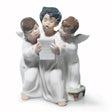 Lladró Figurina Coro di Angeli 18x12cm Porcellana